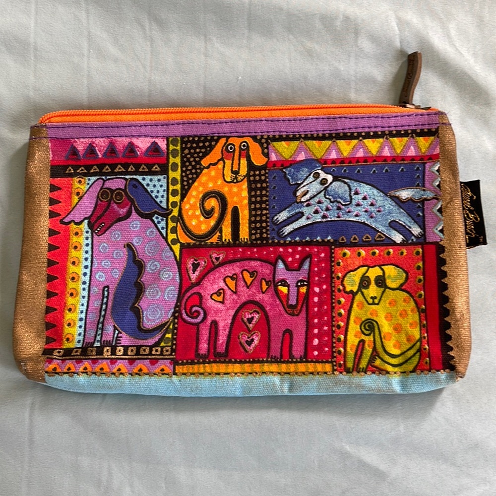 Laurel Burch cosmetics bag